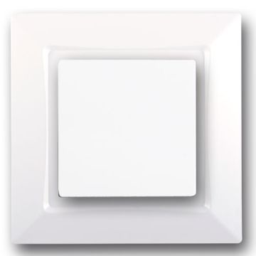 SIEMENS Delta One Interrupteur poussoir complet - Blanc