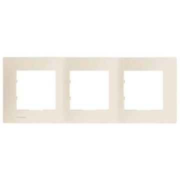 SIEMENS Delta Viva Plaque triple - Beige