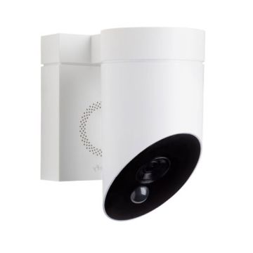 SOMFY Caméra de surveillance extérieure blanche avec détection intelligente et sirène intégrée - 1875325