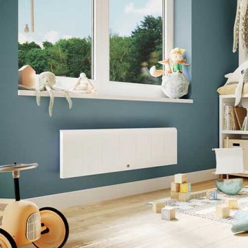 THERMOR Kenya 4 Radiateur connecté à inertie fonte plinthe blanc 750W - 414722