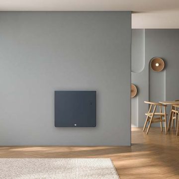 THERMOR Equateur 5 radiateur connecté inertie double technologie horizontal ardoise 1000W - 428395