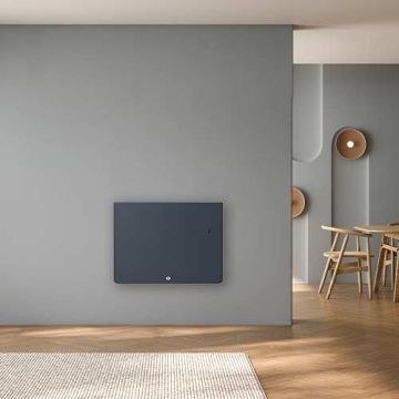 THERMOR Equateur 5 radiateur connecté inertie double technologie horizontal ardoise 1250W - 428396