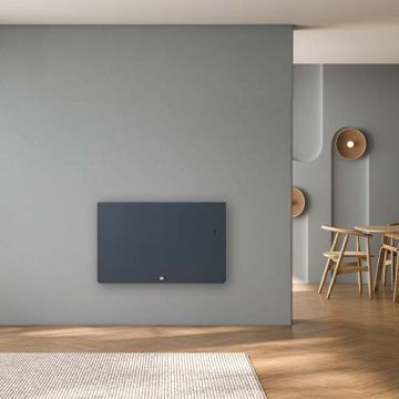 THERMOR Equateur 5 radiateur connecté inertie double technologie horizontal ardoise 1500W - 428397