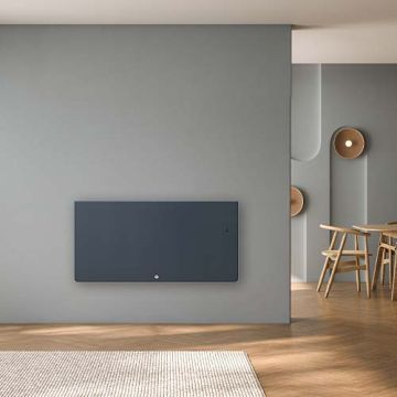 THERMOR Equateur 5 radiateur connecté inertie double technologie horizontal ardoise 2000W - 428398