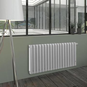 THERMOR Mythik Radiateur connecté chaleur douce horizontal alu satiné 1500W - 460151