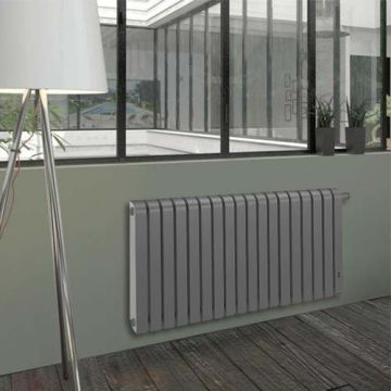THERMOR Mythik Radiateur connecté chaleur douce horizontal gris roche 1500W - 460154
