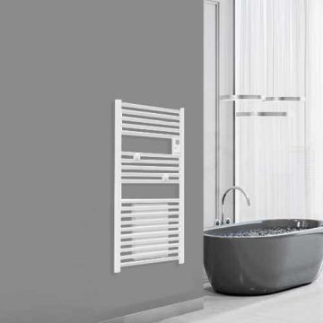 THERMOR Riva 5 Sèche-serviettes connecté avec soufflerie 1500W blanc brillant - 471633