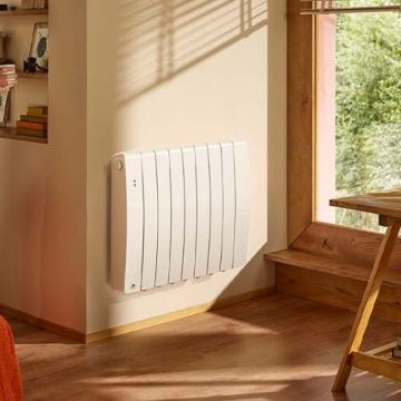 THERMOR Bilbao 4 Radiateur chaleur douce connecté horizontal 1250W blanc brillant - 493824