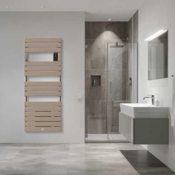THERMOR Riviera 2 Sèche-serviettes avec soufflerie 1500W brun sable - 498508