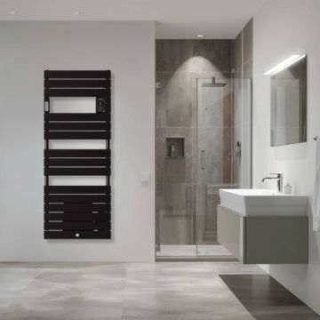 THERMOR Riviera 2 Sèche-serviettes avec soufflerie 1750W noir carbone - 498618