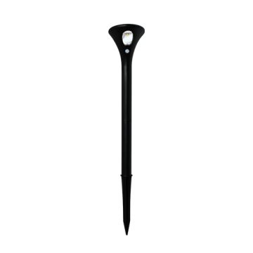 WATT & HOME Balise LED solaire sur piquet à détection Eclipse 75lm noir - 401266