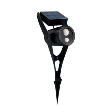 WATT & HOME Spot LED solaire sur piquet à détection 250lm - 401293