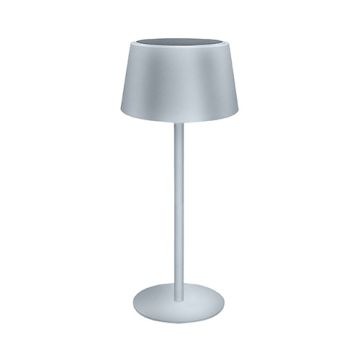 WATT & HOME Lampe à poser solaire extérieure LED Sofa USB 200lm gris - 401353