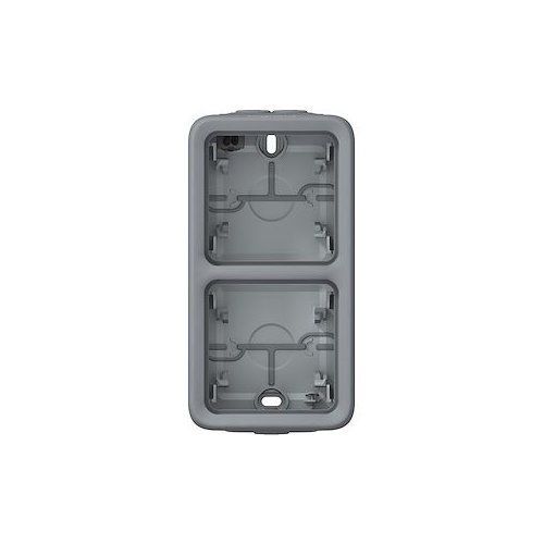 boîtier double Legrand Plexo - vue de face