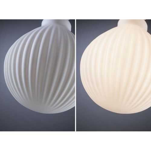 ampoule LED Paulmann White Lampion éteinte et éclairé