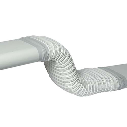 Filet raccord souple Aldes minigaine longueur 2m coloris blanc