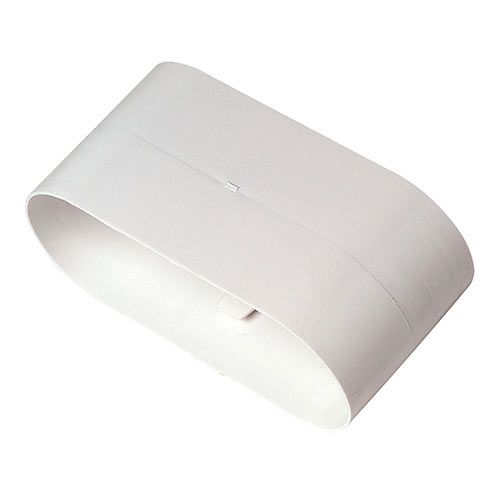 Raccord femelle conduit minigaine Aldes blanc D80mm 40x100mm