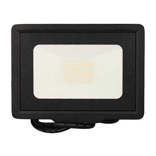 Projecteur LED Kali Arlux noir extra plat - vue de face