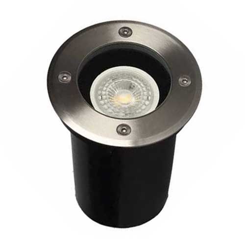 ARLUX Spot LED extérieur encastré de sol rond Tulip