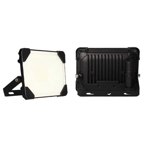 Projecteur extérieur LED Arlux Kreon - vue de profil et vue de dos