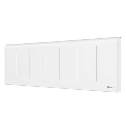 Chauffage  à inertie fonte plinthe blanc 750W ATLANTIC Nirvana NEO