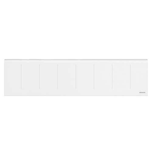 chauffage à inertie fonte plinthe blanc 1000W ATLANTIC Nirvana