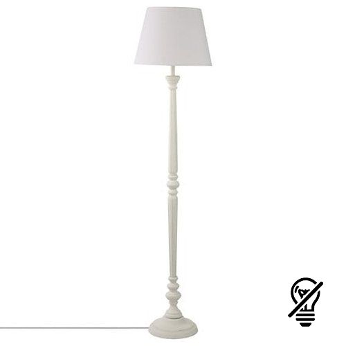 Lampe Atmosphera Leo coloris blanc H.156cm E27