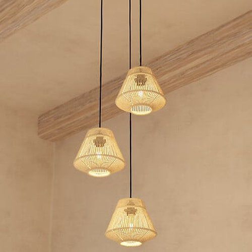 Suspension triple corde Jily Atmosphera Ø20 cm - photo ambiance