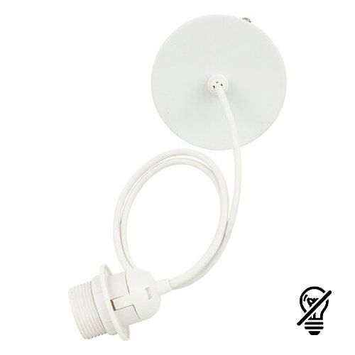 Cordon électrique Atmosphera blanc L80 cm