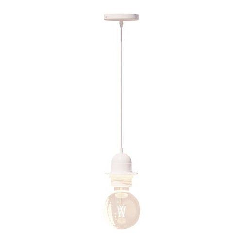 Cordon électrique Atmosphera blanc L80 cm ampoule non incluse