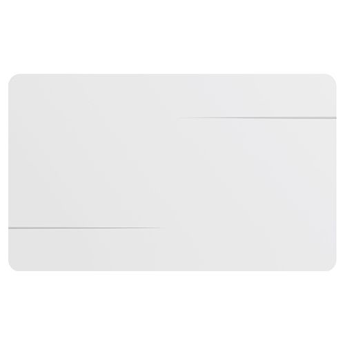 Radiateur à inertie fonte Batilec Sierra blanc horizontal blanc 1500W - vue de face