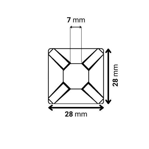Dimensions embrases adhésives Batilec