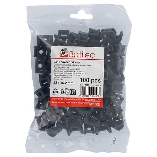 100 embases à visser Batilec