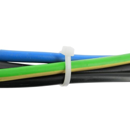 Colliers de serrage blancs Batilec 300x3,6mm