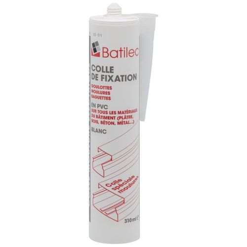 Colle de fixation Batilec pour moulures, goulottes, baguettes