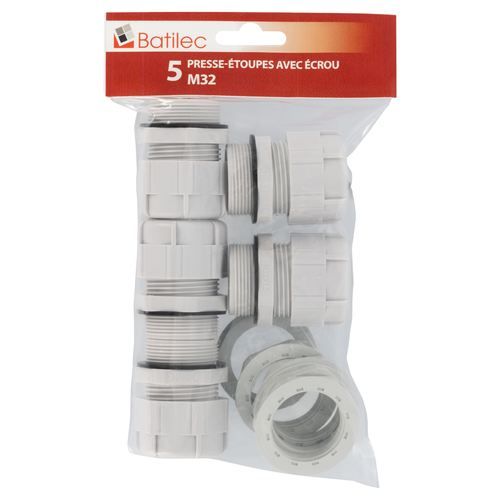 Paquet de 5 presse étoupe M32 Batilec