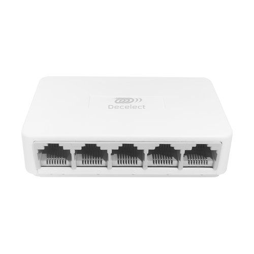 commutateur réseau 5 ports RJ45 Decelect