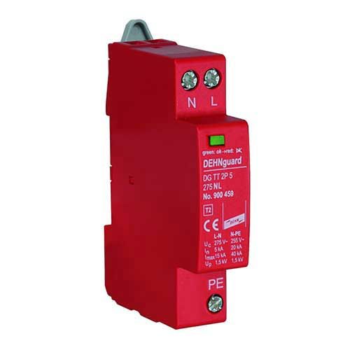 Parafoudre Dehn monophasé autoprotégé type 2 15kA 230V - vue de face