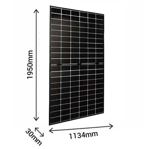 Dimensions du panneau solaire bi-verre bifacial Dualsun 500Wc