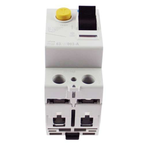 EATON Interrupteur différentiel 63A 30mA type A 230V - vue de dessous