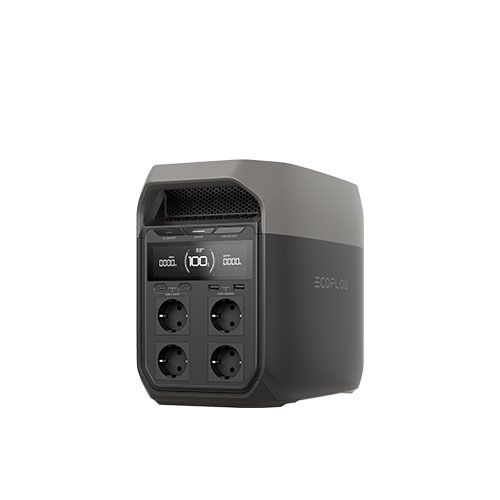 batterie nomade DELTA 3 d'Ecoflow - vue de face