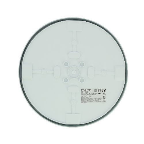 Hublot extérieur ENLITE LED à détection 230V multipuissance 9/14/18W 1700lm CCT blanc - vue de dos