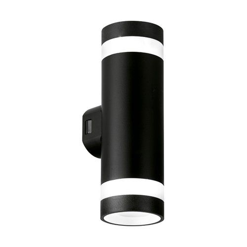 Applique extérieure ronde ENLITE LED bidirectionnelle IP65 230V 10W 830lm CCT noir