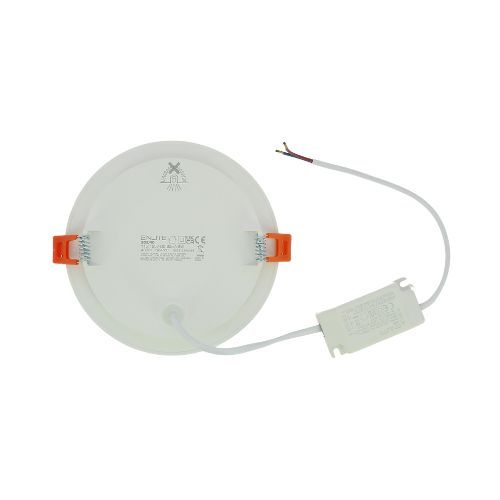 Downlight ENLITE LED extra plat à encastrer 230V 8W 780lm 4000K 146mm blanc - vue de dos
