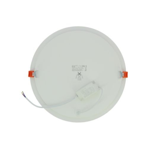 Downlight LED ENLITE extra plat à encastrer 230V 23W 2400lm 4000K 298mm blanc - vue de dos