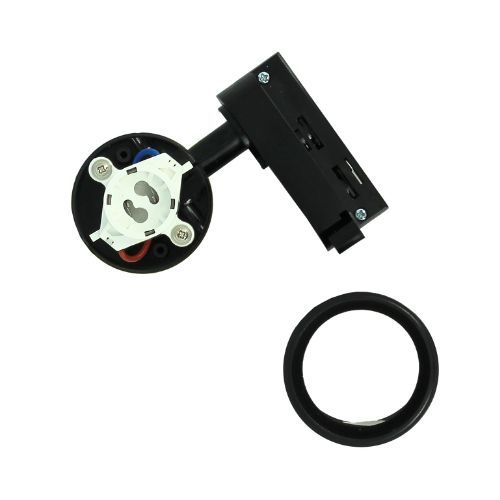 Spot GU10 sur rail ENLITE 230V 7W noir - vue de dos