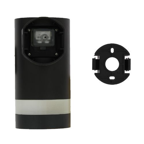 Applique extérieure ronde LED ENLITE descendante IP65 230V 5W 440lm CCT noir - vue de dos