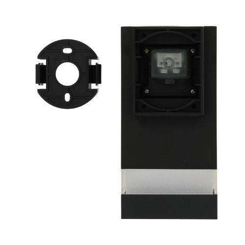 Applique extérieure ENLITE carrée LED descendante IP65 230V 5W 440lm CCT noir - vue de dos