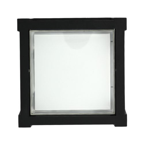 Hublot extérieur carré LED ENLITE IP65 230V 10W 1050lm CCT noir - vue de face