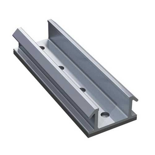 Rail de montage ESDEC pour panneaux solaires en paysage sur toiture bac acier